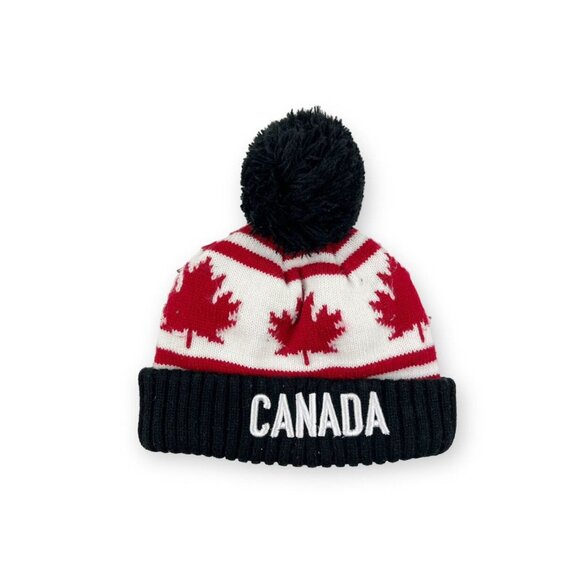 Canada Winter Olympics Pompom Hat {infant - 12/24mo} - Picture 1 of 6
